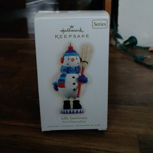 Hallmark Jolly Snowman Noel Nutcrakers Ornament